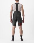 CASTELLI Kurze Fahrradhose mit Trägern - FREE AERO RC KIT - Schwarz/Rot