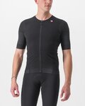 CASTELLI Kurzarm Fahrradtrikot - PREMIO BLACK - Schwarz