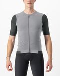 CASTELLI Kurzarm Fahrradtrikot - PREMIO BLACK - Grau