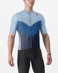 CASTELLI Kurzarm Fahrradtrikot - ENDURANCE PRO 2 - Hellblau/Blau