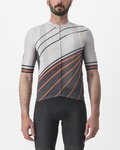 CASTELLI Kurzarm Fahrradtrikot - SPEED STRADA - Grau