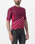 CASTELLI Kurzarm Fahrradtrikot - SPEED STRADA - bordeaux