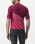 CASTELLI Kurzarm Fahrradtrikot - SPEED STRADA - bordeaux