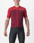 CASTELLI Kurzarm Fahrradtrikot - UNLIMITED ENTRATA - Rot