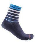 CASTELLI Klassische Fahrradsocken - SPEED STRADA 12 - Blau