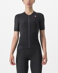 CASTELLI Kurzarm Fahrradtrikot - PREMIO W - Schwarz