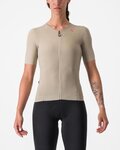 CASTELLI Kurzarm Fahrradtrikot - PREMIO W - Beige