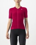 CASTELLI Kurzarm Fahrradtrikot - PREMIO W - Rot