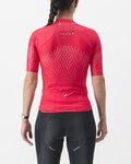 CASTELLI Kurzarm Fahrradtrikot - AERO PRO W - Rot