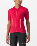 CASTELLI Kurzarm Fahrradtrikot - ENDURANCE W - Rot