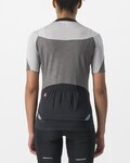 CASTELLI Kurzarm Fahrradtrikot - GRADIENT COLOR BLOCK - Grau