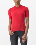 CASTELLI Kurzarm Fahrradtrikot - ANIMA - Rot