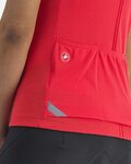 CASTELLI Kurzarm Fahrradtrikot - ANIMA - Rot
