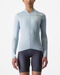 CASTELLI Langarm Fahrradtrikot für den Sommer - ANIMA 4 - Hellblau
