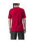 CASTELLI Kurzarm Fahrradtrikot - TRAIL TECH 2 W - Rot