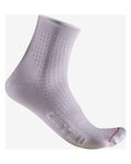 CASTELLI Klassische Fahrradsocken - PREMIO - Lila