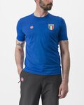 CASTELLI Kurzarm Fahrrad-Shirt - ITALIA MERINO - Blau