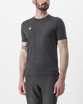CASTELLI Kurzarm Fahrrad-Shirt - MERINO - Schwarz