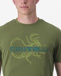 CASTELLI Kurzarm Fahrrad-Shirt - FINALE - Grün