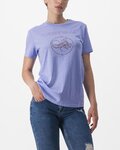 CASTELLI Kurzarm Fahrrad-Shirt - PEDALARE - Lila