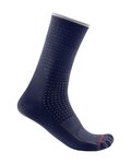 CASTELLI Klassische Fahrradsocken - PREMIO - Blau
