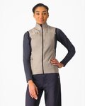 CASTELLI Fahrradweste - UNLIMITED PUFFY W - Beige