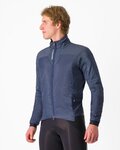 CASTELLI Fahrrad-Thermojacke - FLY TERMAL - Blau