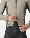 CASTELLI Fahrrad-Thermojacke - FLY JACK-SEY - Beige