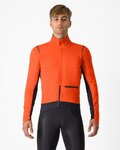 CASTELLI Fahrrad-Thermojacke - ALPHA DOPPIO ROS - Orange
