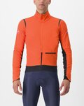 CASTELLI Fahrrad-Thermojacke - ALPHA DOPPIO ROS - Orange