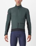 CASTELLI Fahrrad-Thermojacke - ALPHA DOPPIO RoS - Grün