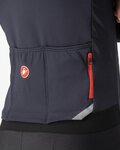 CASTELLI Langarm Fahrradtrikot für den Winter - FLY LS - Schwarz