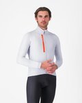 CASTELLI Langarm Fahrradtrikot für den Winter - ENTRATA THERMAL - Silber