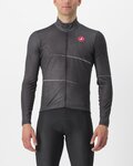 CASTELLI Langarm Fahrradtrikot für den Winter - RAFFICA - Schwarz