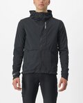 CASTELLI Fahrrad-Thermojacke - TRAIL HOODIE - Schwarz