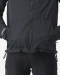 CASTELLI Fahrrad-Thermojacke - TRAIL HOODIE - Schwarz