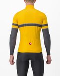 CASTELLI Langarm Fahrradtrikot für den Winter - RETTA - Gelb