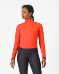 CASTELLI Fahrrad-Thermojacke - ALPHA DOPPIO ROS W - Orange