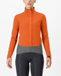 CASTELLI Fahrrad-Thermojacke - ALPHA DOPPIO ROS W - Orange