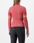 CASTELLI Langarm Fahrradtrikot für den Winter - OTTANTA - Rot