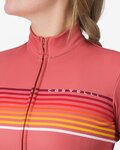 CASTELLI Langarm Fahrradtrikot für den Winter - OTTANTA - Rot
