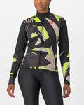 CASTELLI Langarm Fahrradtrikot für den Winter - TROPICALE - Schwarz