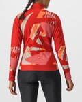 CASTELLI Langarm Fahrradtrikot für den Winter - TROPICALE - Rot