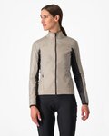 CASTELLI Fahrrad-Thermojacke - UNLIMITED PUFFY 2 W - Beige