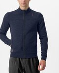 CASTELLI Kapuzenpullover - VIGORELLI TRACK - Blau