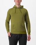 CASTELLI Kapuzenpullover - LOGO HOODIE - Grün