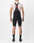 CASTELLI Kurze Fahrradhose mit Trägern - UNLIMITED THERMAL - Schwarz