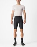 CASTELLI Fahrradshorts ohne Träger - ESPRESSO - Schwarz