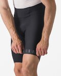 CASTELLI Fahrradshorts ohne Träger - ESPRESSO - Schwarz