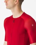 CASTELLI Kurzarm Fahrradtrikot - AERO RACE 7.0 - Rot